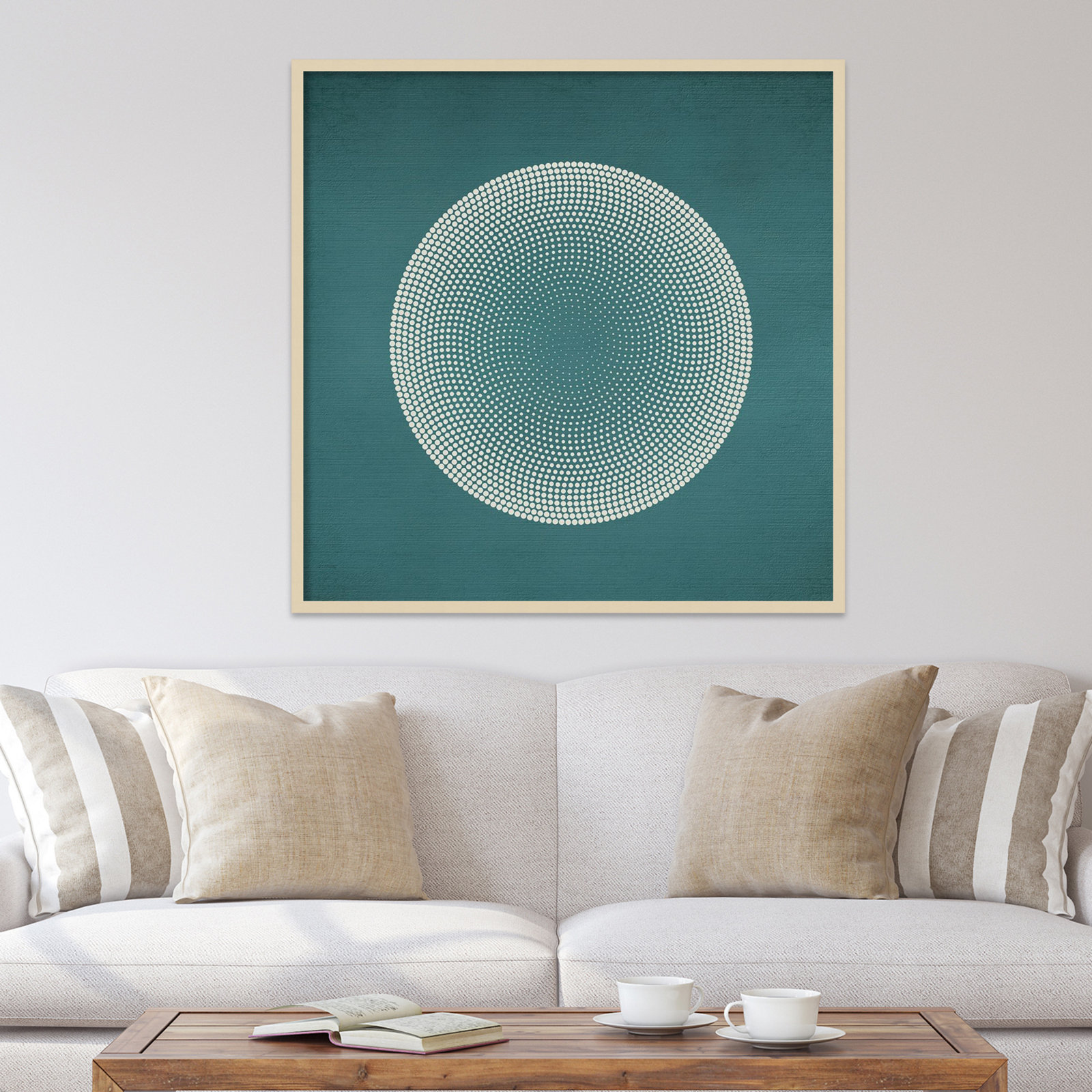 Circles Print by Incado, Brown, 41" H x 41" W x 1" D