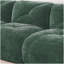 Canapé désossé en forme de U, tissu de velours doux, conception touffetée, éponge haute densité 32D, aucun assemblage requis, fond ergonomique, conception antidérapante, repose-pieds mobiles pour les chambres à coucher, vert-1652378581