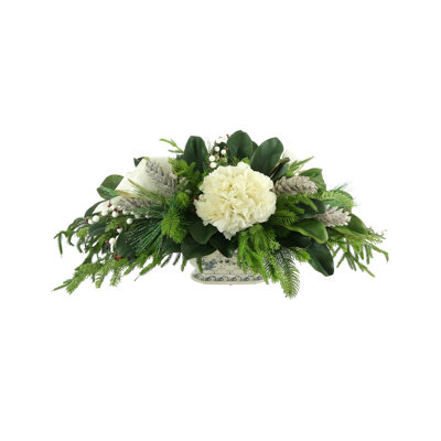Hydrangea Arrangement in Vase