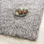 Tapis gris touffeté et fabriqué à la main Chamira-118467076