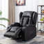 Fauteuil de massage inclinable chauffant en similicuir-81912657