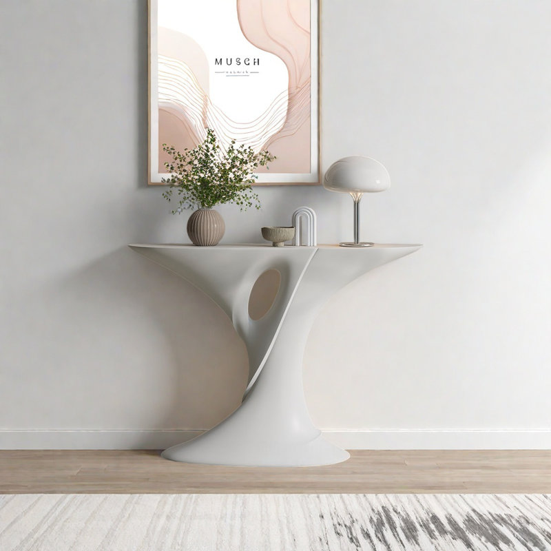 Console Modern Minimalist Art, Blanc