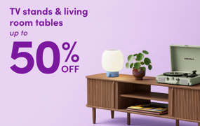 TV stand & living room table clearance