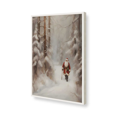 «Winter Stroll» par Jo Moulton, reproduction d'art sur toile