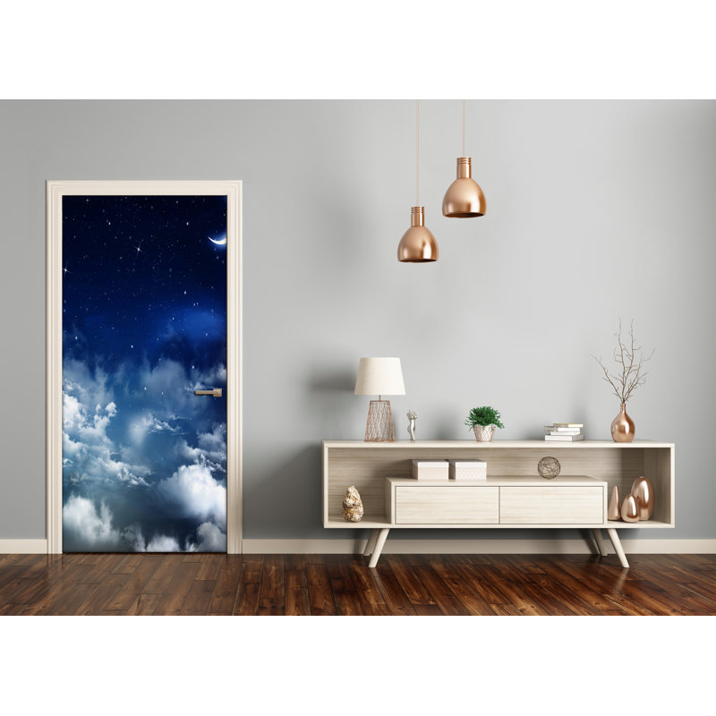Starry Sky Adhesive Door Decal
