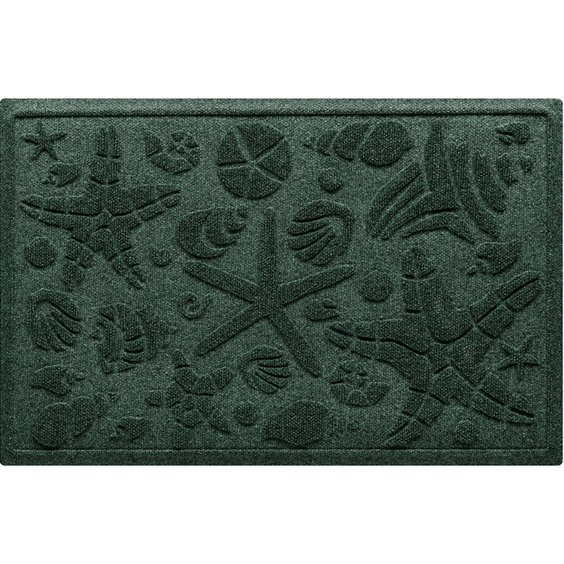 Tapis pour porte d'extérieur WaterHog Beachcomber 2 pi x 3 pi, Bleu marine