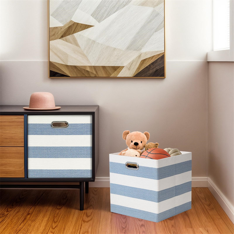 Breakwater Bay Fabric Decorative Bin