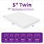 Matelas moyen en mousse viscoélastique 5 "-30902600