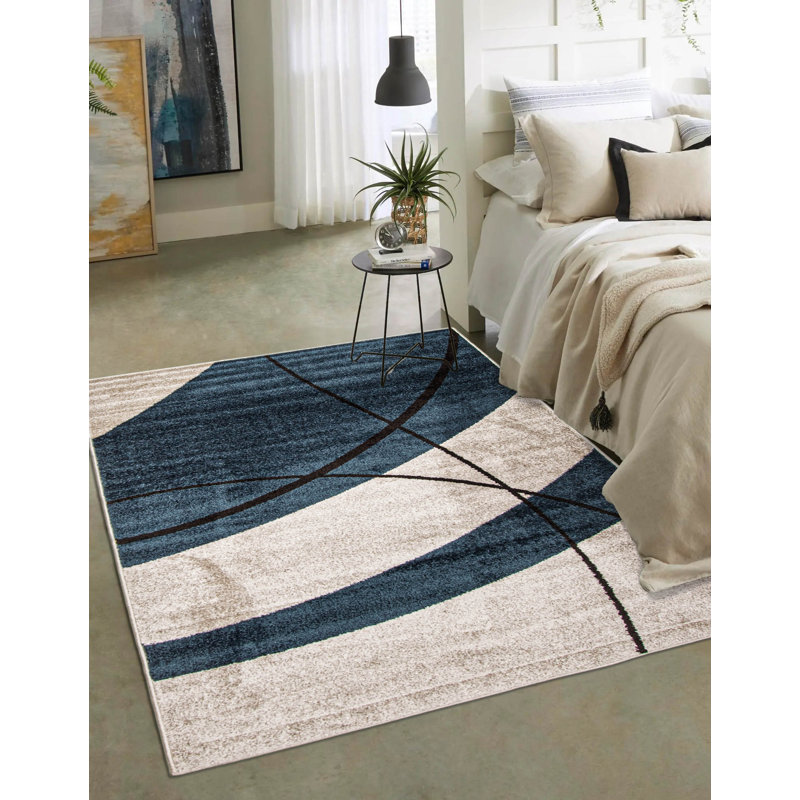 Saliha Abstract Indoor Rug, Rectangle 7'10" x 10'2"