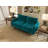 Anacapa 58" Velvet Round Arm Sofa Loveseat-815099280