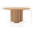 Iskandar Ash Round Solid Wood Dining Table-88388056