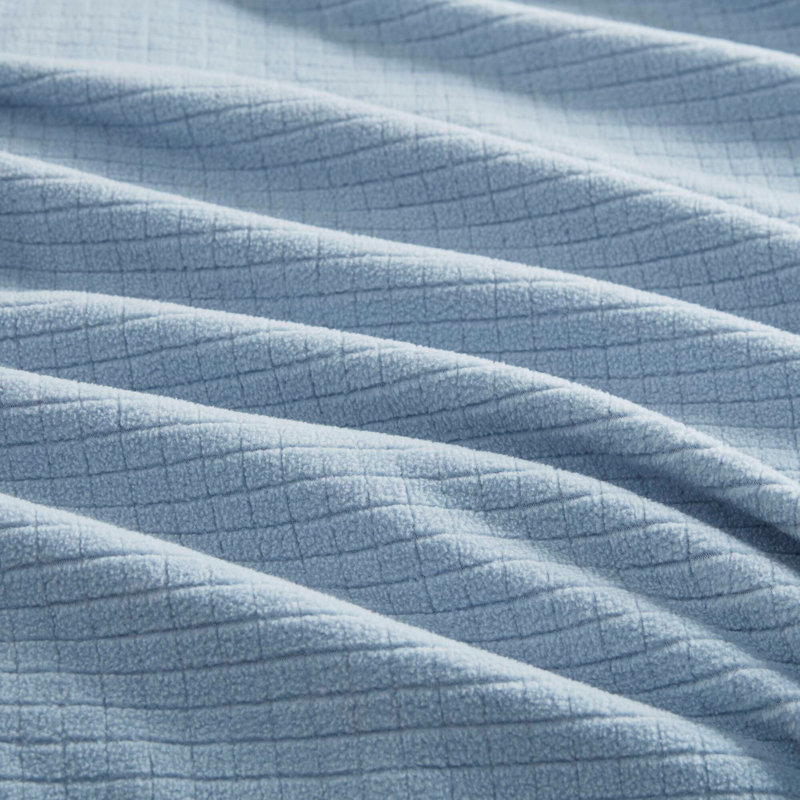 Couverture en micropolaire, Complet/Double, Bleu