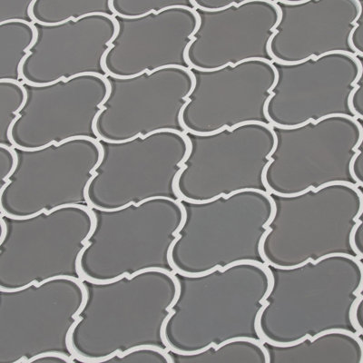 Cortaro Lantern 12 in. x 12 in. Glossy Glass Mosaic Wall Tile