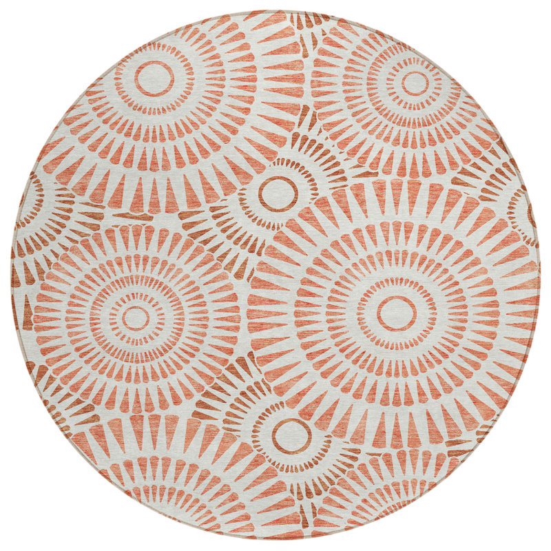 Tapis intérieur / extérieur rond 8 po