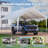 Carports 12x20 heavy duty, Rainproof & UV Protected Garage Top Tarp Shelter Cover, Outdoor Portable Garage for Car, Boat Tent, Gray/White/Yellow-107659925