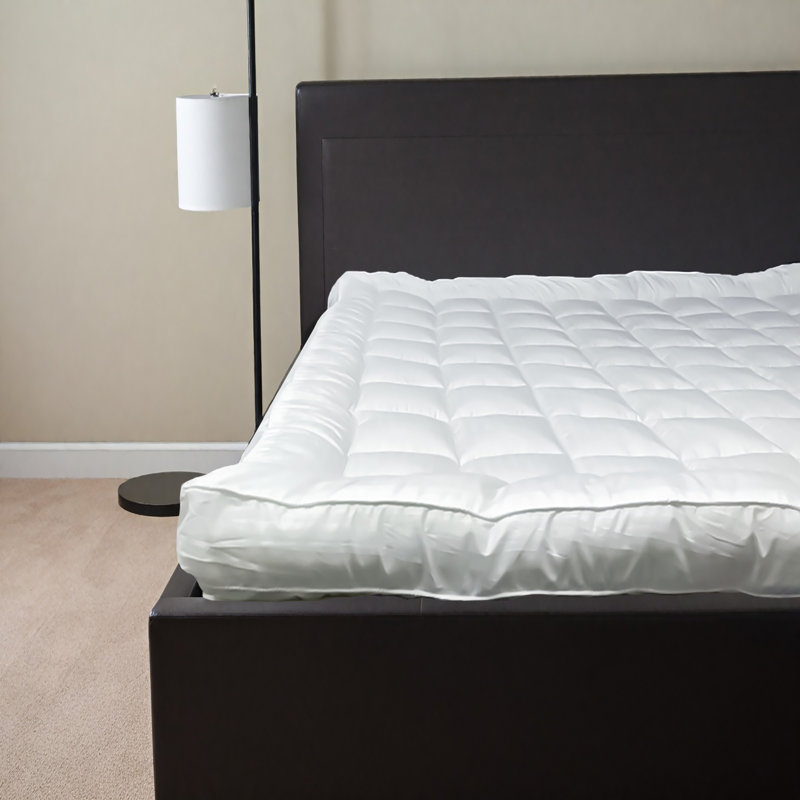 Surmatelas carré en percale matelassé à pointe percale 240TC Pointehaven, Grand