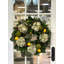 31" Magnolia Leaf Wreath With Hydrangeas, Lemons, Artichokes And Pinecones-298925090
