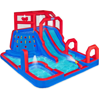 13.1' x 15.9' Bounce House with Water Slide and Air Blower -  Sunny & Fun, SFWTR003