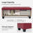 Rectangle Upholstered Storage Bench Ottoman&Stool-1894803978