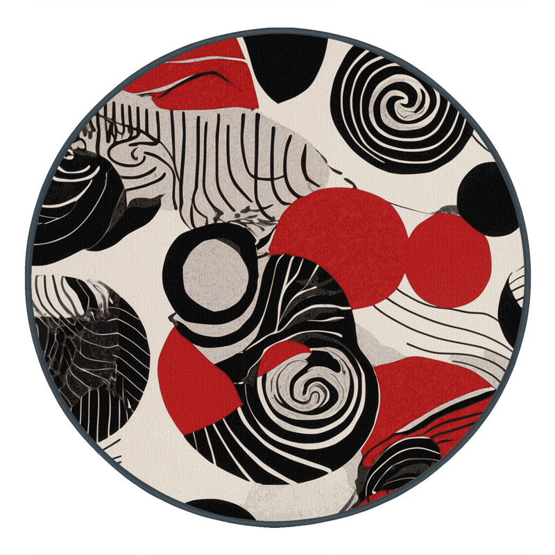 Radiant Flow Rug, Round 7'