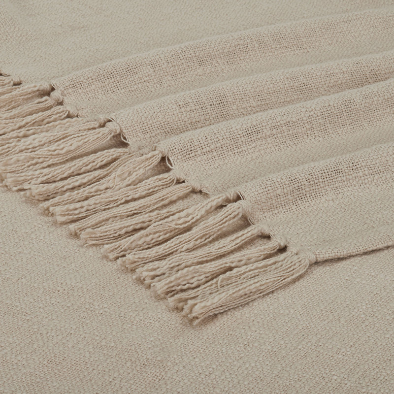 Chalamet Throw Blanket, Beige