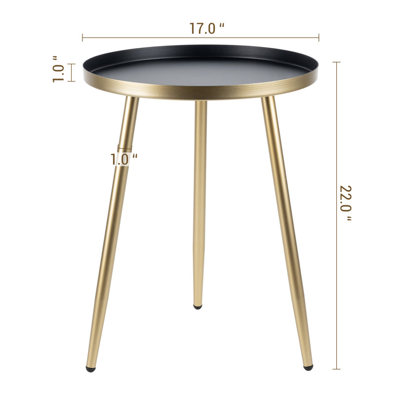 Living Room Round Small End Side Table