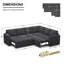 Grand canapé-lit modulaire Seybert-101957146