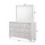 Mobilier de chambre à coucher en bois 1 pièce-49680988
