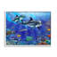 Au-485-Giclée sous-marine, scène de la vie des dauphins par Interlitho, peinture-88105219-88105223