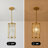 1-Light Crystal Pendant Lighting-168904415