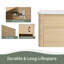 36 Inch Wall-Mounted Bathroom Vanity with White Ceramic Sink and Storage Shelves, Soft-Close Door-1034292925