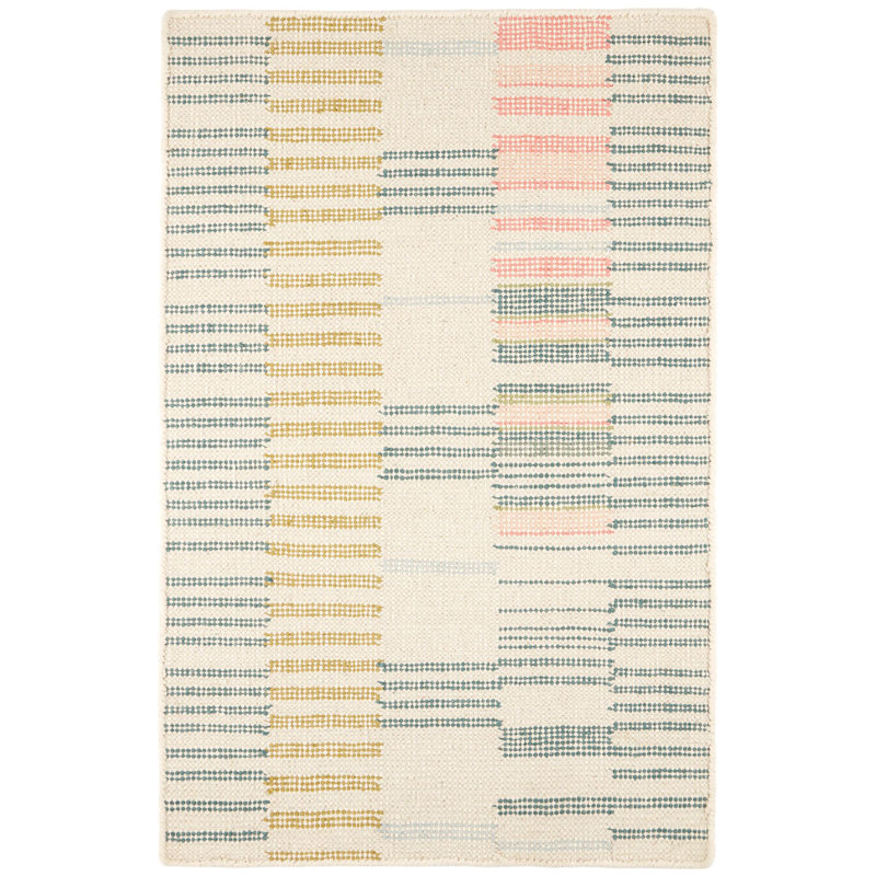 Gemma Juniper Hand Loom Knotted Cotton Rug, Rectangle 7'6" x 9'6"