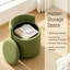 Repose-pieds rembourré avec tabouret-1237597445