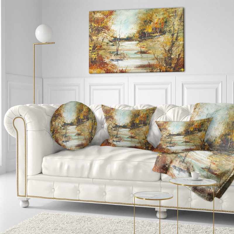 Coussin lombaire Landscape River
