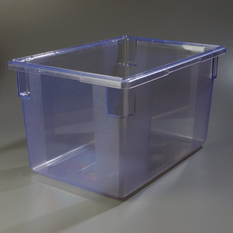 Carlisle Food Service Products 21.5 Gallons Rectangle Plastic Food Storage Container, Blue