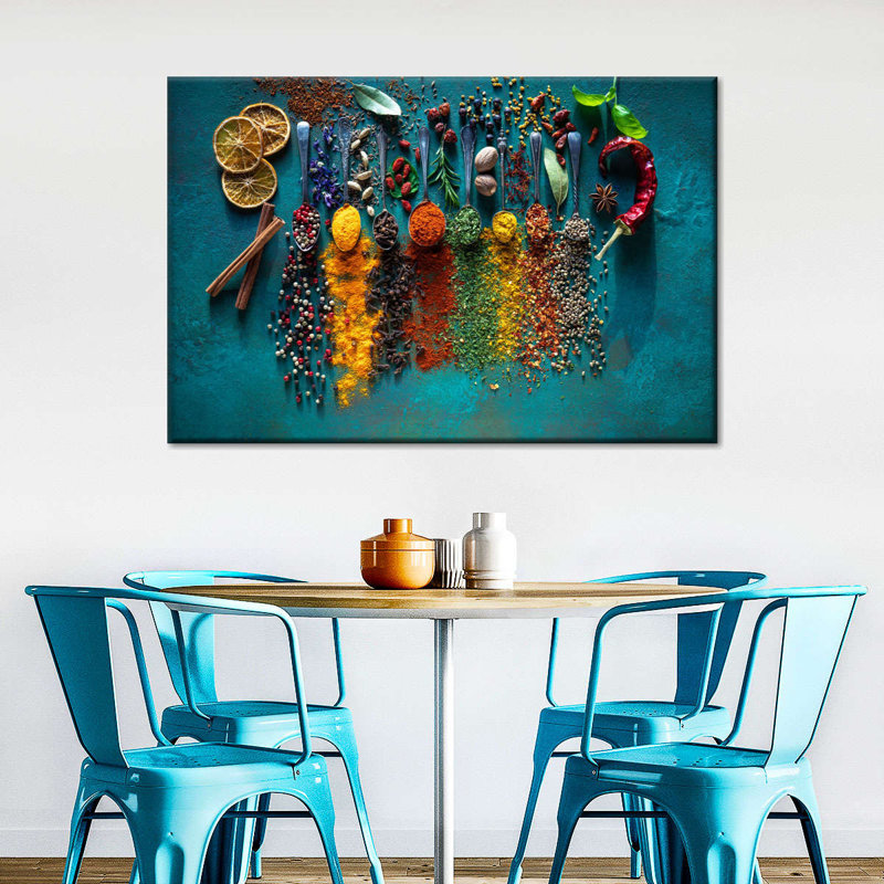 «Sp cuons of Seasonings», reproduction sur toile, 20" H x 30" W x 1.25" D