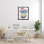 «Fun Rainbow Sloth Wildlife» par Jen Seeley - peinture sur toile à cadre flottant-735854784-735854790