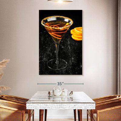 Yarlin citron et martini cocktail