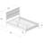 Sera Fluted Solid Wood Platform Bed-1024237437-1024237439