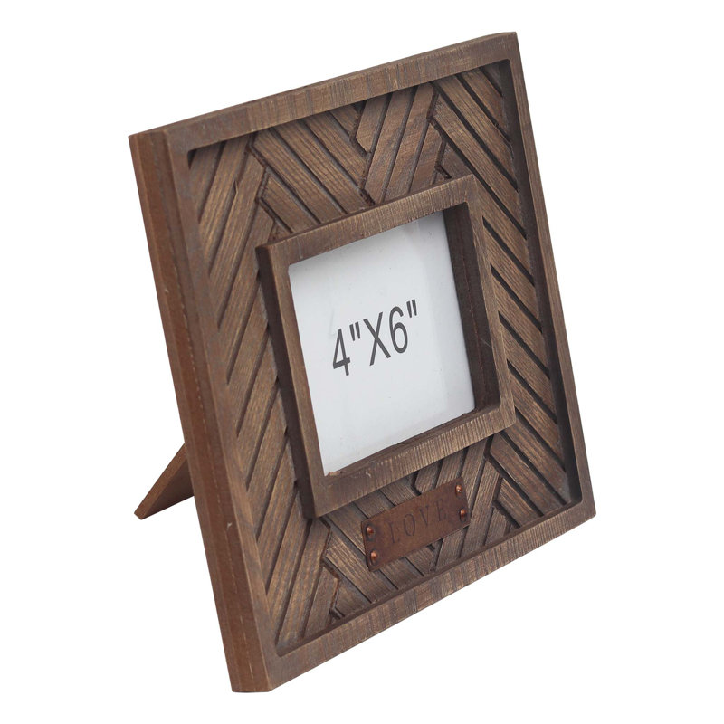 Destinyrose Dark Brown Wood Matte Picture Frame