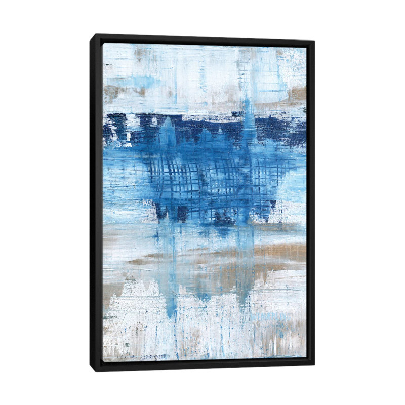 Reproduction d'art sur toile tendue, "Splash", H 26 po x l 18 po x P 1,5 po, Toile avec cadre noir, Pas de tapis
