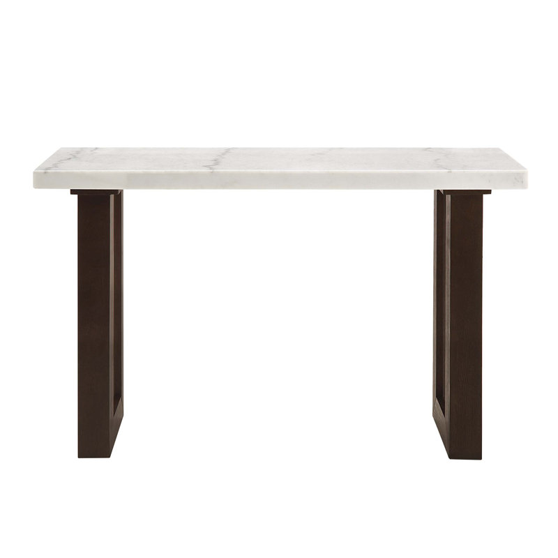 Edwyn Natural Marble Top Console Table