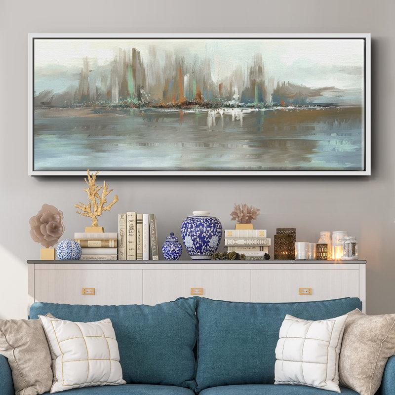 Big City Lights - Toile encadrée, H 8 po x l 20 po