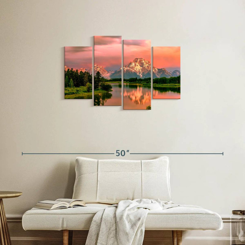 Alvord Grand Teton Warm Sunset, 22" H x 36" W