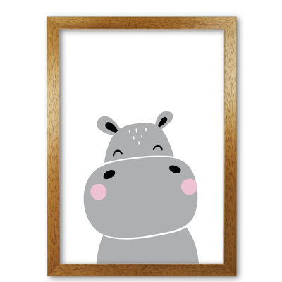 Scandi Hippo - Print