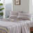 3 PCS Twin Sheet Set Blue Snowflake