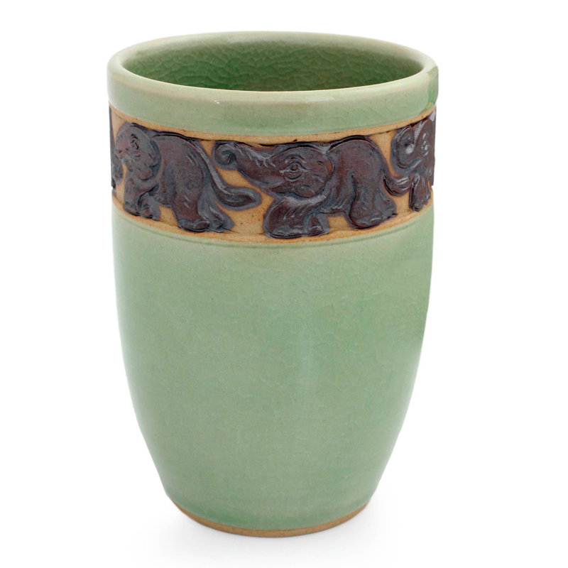 Tasse à thé sans poignée Apopka Elephant