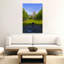 Gardens surrounding St Audoen's Church built in 1190 located south of the River Liffey at Cornmarket in Dublin close to the centre of the medieval city. It's the oldest parish church in Dublin and still used by the Church of Ireland 1 Piece Wrapped Canvas Wall Art-413691102