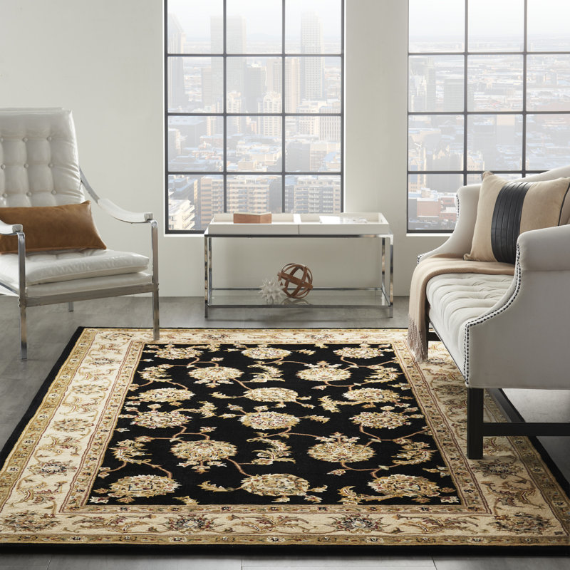 Floral Indoor Rug, Rectangle 5'6" x 8'6"