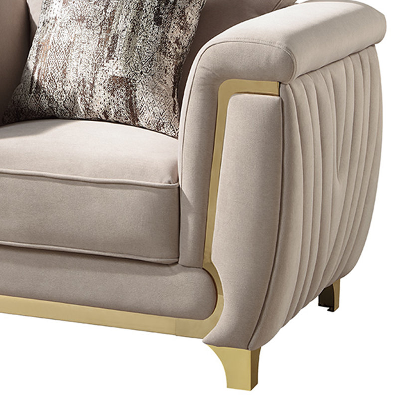 Chaise Lavern taupe, Polyuréthane taupe